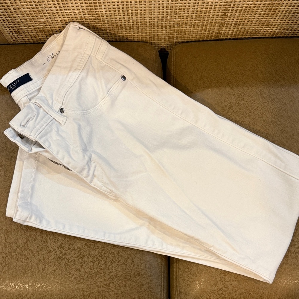 White Fidelity Denim Jeans